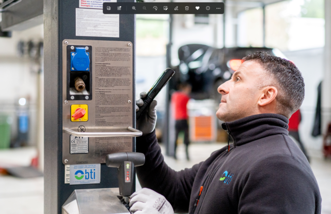 Pont de levage charge BTI