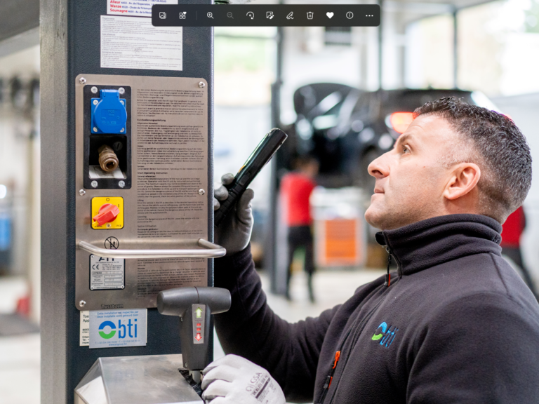 Pont de levage charge BTI